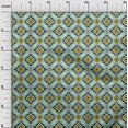 thumbnail image 3 of oneOone Silk Tabby Mint Green Fabric Geometric Sewing Material Print Fabric by The Yard 42 Inch Wide, 3 of 4