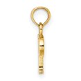 thumbnail image 2 of Diamond2Deal 14K Yellow Gold Block Letter P Initial Pendant for Women, 2 of 6