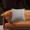 thumbnail image 3 of Velvet Pillow Cover 50 cm x 50 cm Double-Sided Embossed Pattern Cushion Cover for Decorative or Sleep Use, 3 of 6