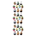 thumbnail image 4 of Decodeary 10pieces Christmas Classic Pattern Dessert Fork Festive Ambience For Cake Toothpicks Decorations 3Set, 4 of 6