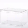 thumbnail image 1 of Habitat pour Reptiles Terrarium Boîte de Reproduction Acrylique Transparente Étanche Cage Araignée Lézard Scorpion Habitat Boîte d'Alimentation pour Insectes, 1 of 5