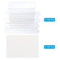 thumbnail image 3 of Unique Bargains 3 Inch File Folder Labels, 100pcs File Folder Tabs with Inserts Labels Plastic Clear for Hanging Folders Binders, 3 of 5