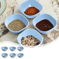 thumbnail image 2 of Lksixu 4 Inches Square Seasoning Plates 6 Boxed Wheats Straw Plates Sauces Plates Kitchen Gadgets, 2 of 6