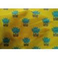 thumbnail image 4 of oneOone Cotton Silk Fabric Leaves & Lotus Block Print Sewing Fabric BTY 42 Inch Wide, 4 of 4