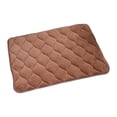 thumbnail image 2 of Meitianfacai Winter Plush Pet Mat Cats Mat Dog Mat Kennel Mat Winter Warm Wear Counteractive Scratch Counteractive Biting Counteractive Washable Puffy Mat, Coffee, 2 of 6