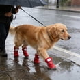 thumbnail image 3 of Bottes de Protection Respirantes Réfléchissantes pour Chien avec Sangles Réglables pour Marche en Extérieur sur Trottoir Chaud et Temps Pluvieux 4 Pcs, 3 of 6