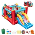 thumbnail image 1 of Costway Inflatable Bounce House 5-in-1 Ice Cream Jumping Castle with 520W Blower, 1 of 10