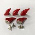thumbnail image 3 of GUOOL 5 Pcs Clous de Forme Rivets pour Chapeau Sac Artisanat en Cuir Décoration Rouge, 3 of 6