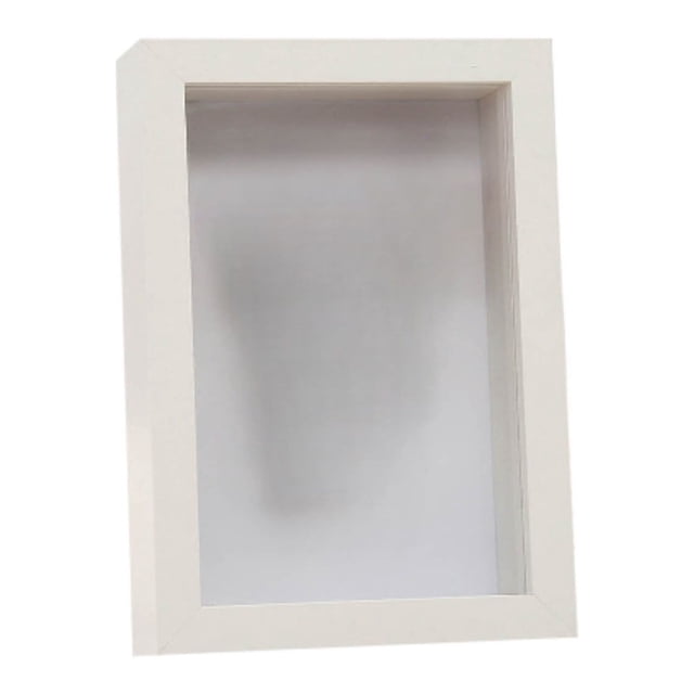 Chmadoxn Box Frame 6X4IN Box Picture Frame Display Case For Bouquet Photos Keepsakes Medals Framed But Without Flowers Photo frme