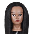thumbnail image 4 of Milaget Hair Mannequin Head Curling Practice Head With Clamp 16in Light Black, 4 of 9