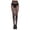 Jaune, variante sur Bas d'Halloween pour Femmes Collants Gothiques en Résille avec Nœud, Dentelle, Motif Ajouré, Accessoires de Costume de Cosplay