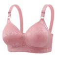 thumbnail image 2 of Weiqiqre Sports Bras for Women Back Fat Smoothing Bra Lace Underwire Full Coverage Padded Bras with Support, 2 of 8
