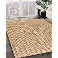thumbnail image 3 of Ahgly Tapis Rond Lavable en Machine Intérieur Transitionnel Kaki Or, 8 Pieds Rond, 3 of 7