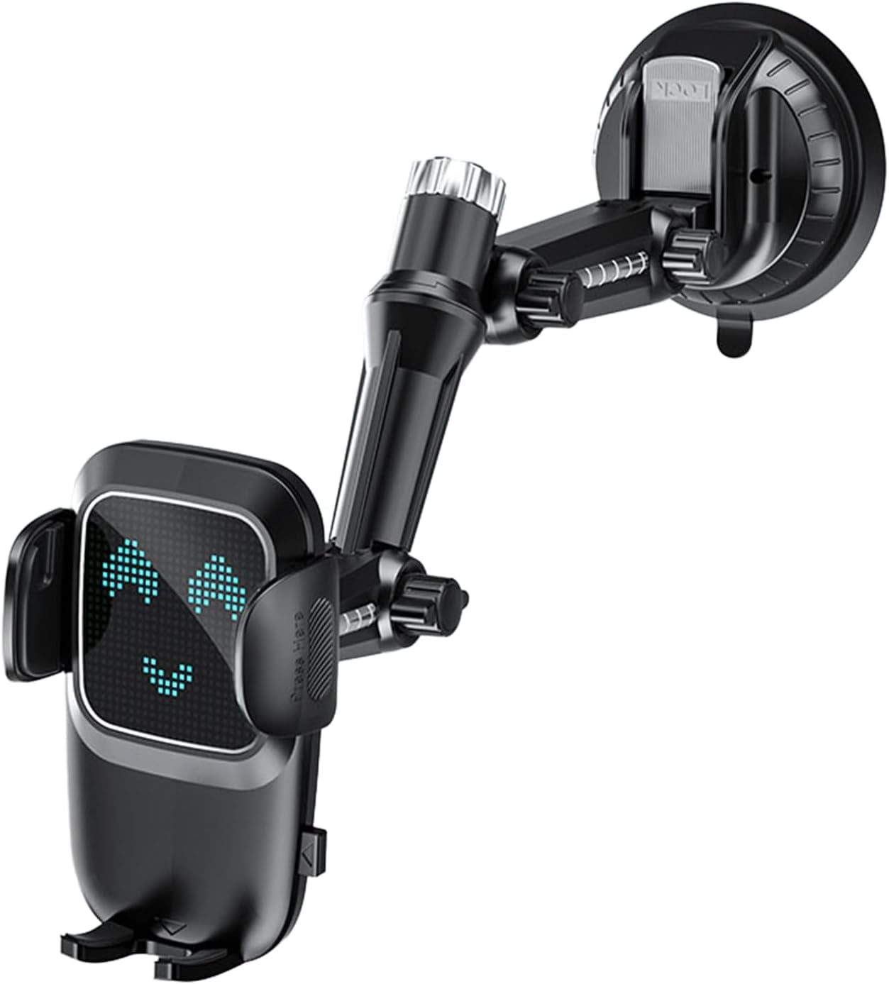 XIHAMA Windshield Car Phone Mount, Phone Mount for Car 360° Rotatable, Portable Car Phone Holder with Suction Cup, Phone Support with 5Kg Bearing Load, Shock-Proof Phone Holder for Vehicles