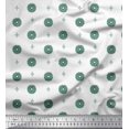 thumbnail image 1 of Soimoi Polyester Crepe Fabric Floral Block Print Sewing Fabric Yard 52 Inch Wide, 1 of 5