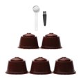 thumbnail image 2 of YAOMOBB Tasse Capsule de Café Polyvalente Capsules de Café Réutilisables Ensemble de 5 Filtre Pratique et de Qualité Alimentaire pour Machines Dolce Gusto, 2 of 7