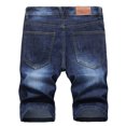 thumbnail image 3 of Teissuly Summer Shorts Discount Men's High-end Ripped Personality Camouflage Stitching Trend Shorts, 3 of 8