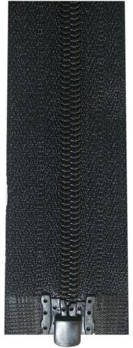 COSTUMAKERS fermeture éclair séparable légère à un curseur 35 cm (13.8 in) (14), #2.5 spirale en nylon, noir