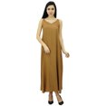 thumbnail image 2 of Bimba Women's Solid Spaghetti Strap Maxi Dress for Summer Beach Wear Sundress, 2 of 9