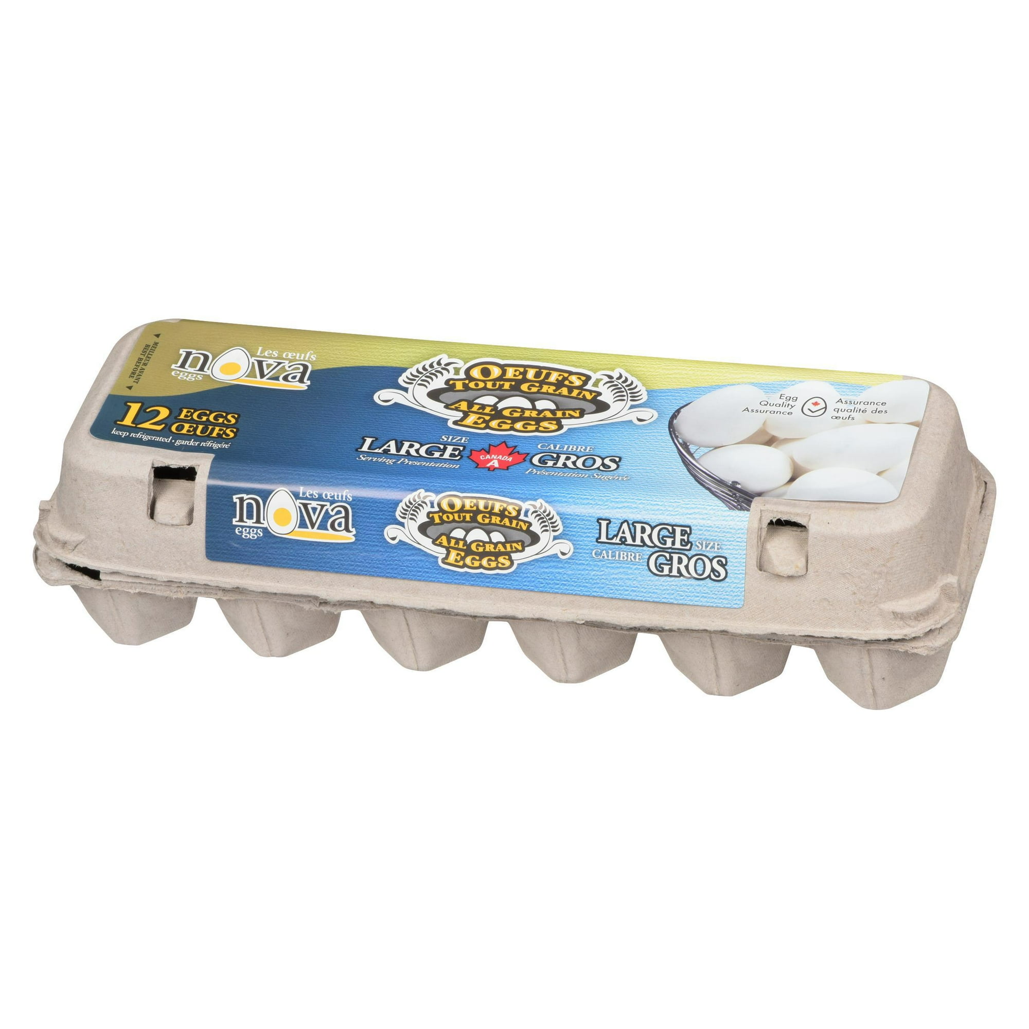 Nova Tout Grain Gros 12 Œufs