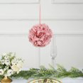 thumbnail image 1 of CHOK 2 Pack | 7” Mauve Flower Ball Silk Rose Pomander Kissing Ball, 1 of 11