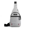 thumbnail image 2 of Men Waterproof Casual Chest Bag Portable One-shoulder Pouch For Outdoor, 2 of 7