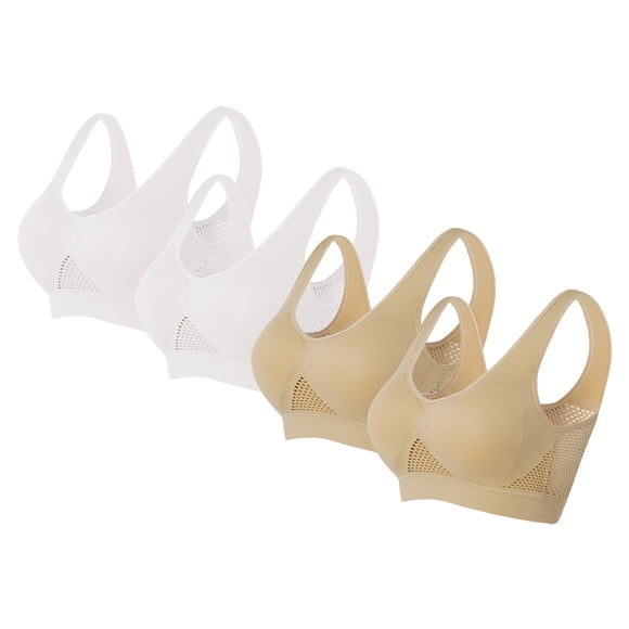 Cameland High Impact Sports Bras for Women 4PC Seamless Comfort Breathable Workout Gym Yoga Activewear Bras for Women