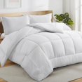 thumbnail image 1 of All Season Queen Comforter Set Soft Quilted Down Alternative Comforter+ Pillow Shams with Corner Tabs Winter Summer Warm Fluffy Machine Washable (Queen ), 1 of 7