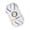 White, variant on Hand-Knitting Chunky Wool Yarn, 3-Ply Cotton Blend for Scarf & Sweater DIY, Soft Baby Blanket Thread, 50g/Skein