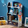 thumbnail image 3 of Teamson Kids Bibliothèque en Bois pour Enfants de l'Espace Extérieur w/ Storage, 3 of 9