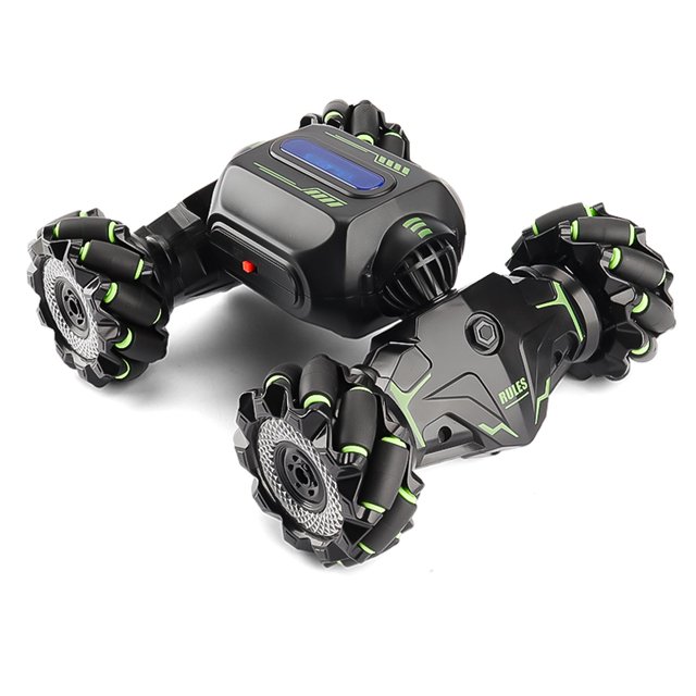 Green Rc Stunt Drift Car 2.4G Off-Road Climbing Remote Control Car For Kids Boys Girls