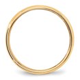 thumbnail image 2 of Bande de Mariage Demi-Ronde 14k 6mm Milgrain Taille 7.5, 2 of 4