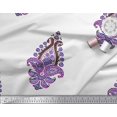 thumbnail image 3 of Soimoi Georgette Viscose Fabric Floral & Paisley Block Decor Fabric Printed Yard 42 Inch Wide, 3 of 3