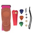 thumbnail image 2 of Guitar Picks, Celluloid Picks Guitar Neck Strap Install Parts Stringed  for Children for Beginners Black,,Military Green,Coffee Color, 2 of 8