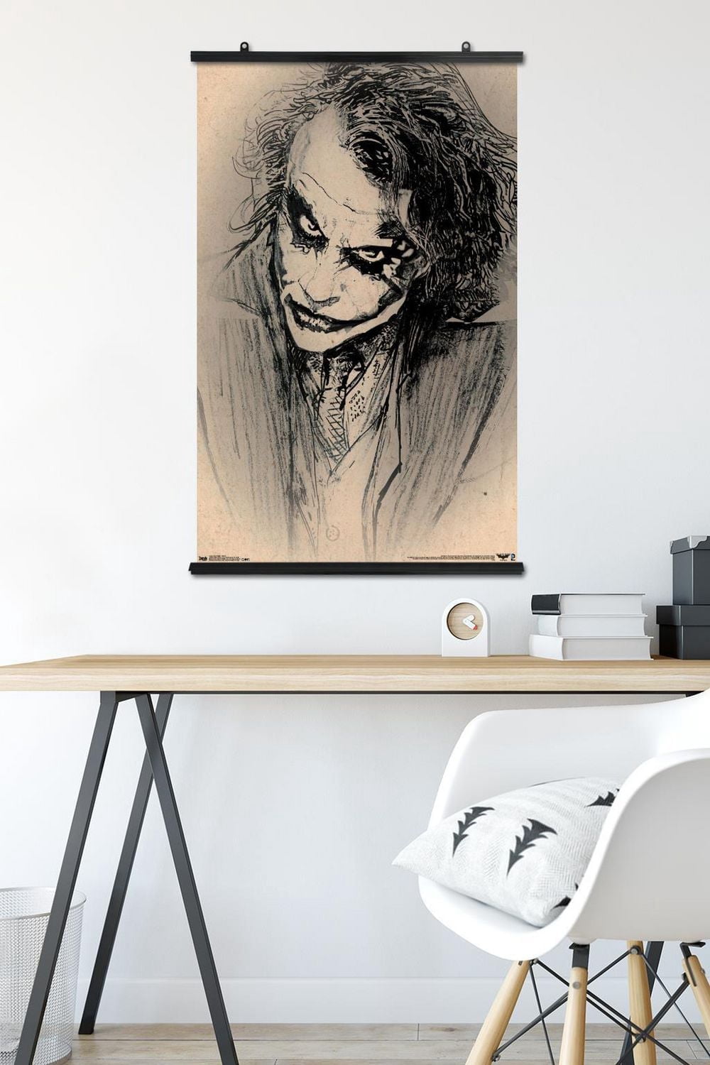 DC Comics Movie - The Dark Knight Joker Sketch Wall Poster