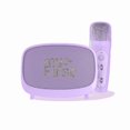 thumbnail image 1 of myFirst Voice 2 Kids Karaoke Machine Portable Bluetooth Speaker, Wireless Microphone, 5 Voice Changer (Purple), 1 of 6