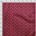 thumbnail image 3 of oneOone Tissu Popeline de Coton Sergé Carmin Rouge Géométrique Bandhani Matériel de Robe Tissu Imprimé Tissu au Mètre 56 Pouces de Large, 3 of 4