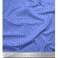 thumbnail image 1 of Soimoi Georgette Viscose Fabric Triangle & Saxophone Musical Instrument Fabric Prints by Yard 42 Inch Wide, 1 of 3