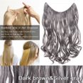 thumbnail image 2 of Invisible Wire in Hair Extensions Hairpieces Synthetic hair, 2 of 5