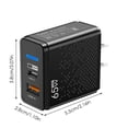 thumbnail image 4 of 65W LED Type-C Wall Charger, Fast Charging Block for Phones, USB Cube with Smart Technology & Overcurrent Protection, 4 of 6
