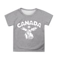 thumbnail image 1 of T-shirt à Manches Courtes pour Filles de la Fête du Canada, T-Shirt d'Été à Col Rond, Coupe Décontractée, Chandails de Base, Chandails à Manches Courtes pour Filles, Taille 14, Camisoles pour Filles 5-6, Hauts à Motif pour Filles, Ensembles pour Filles, Taille 16, Manches Longues, 1 of 4