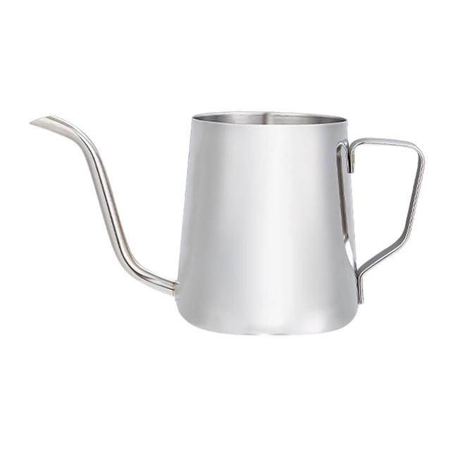 MasteelfCA 1pc Stainless Steel Hand Punch Coffee Pots Long Mouth Coffee Kettle Teapot