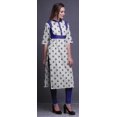 thumbnail image 3 of Bimba Robe Kurti Longue Indienne Imprimée, Tunique Droite, Robes pour Femmes, 3 of 5