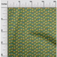 thumbnail image 2 of oneOone Rayon Teal Green Fabric Pumpkin Sewing Craft Projects Fabric Prints By Yard 56 Inch Wide, 2 of 4