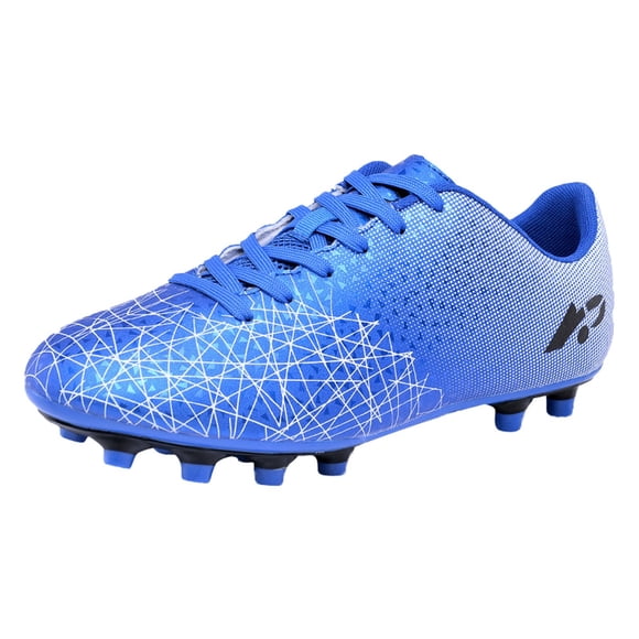 HBFAGFB Soccer Shoes Boys Fashion Casual Outdoor Pointed Toe Low Heeled Training Sneakers Blue Size 33