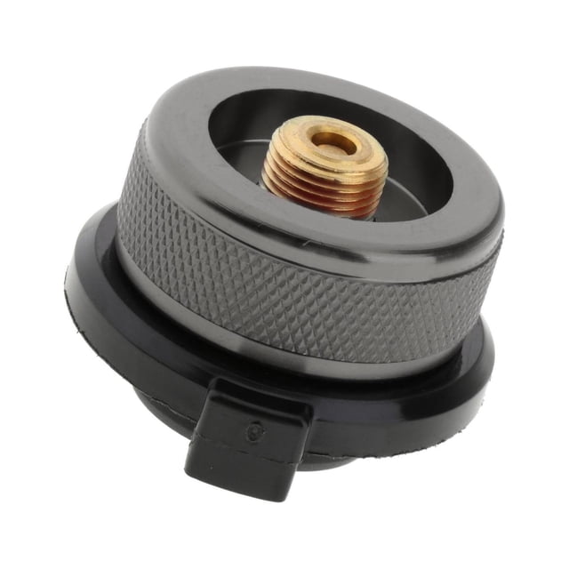 Youkk Versatile Camping Stove Adapter Convert Canister for Extended Outdoor Cooking Gray 35x30mm 1Set