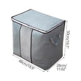 thumbnail image 2 of TopLLC Storage Bins Grands Sacs de Rangement, Bacs de Rangement pour Vêtements Pliables Organisateur de Garde-Robe Contenants de Rangement avec Poignées Durables Tissu Épais pour Vêtements, Couverture, Couettes, Sacs de Rangement pour Lit, 2 of 3