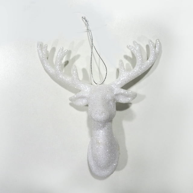Holiday Time WOW Stag Head Ornament, 13cm, Christmas Ornament