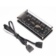 thumbnail image 4 of 10 Ports RGB Fan HUB Case for PC Computer Desktop 5V 3PIN ARGB Extension Splitter SATA Power Adapter for Gigabyte MSI ASUS 5V 3PIN, 4 of 6