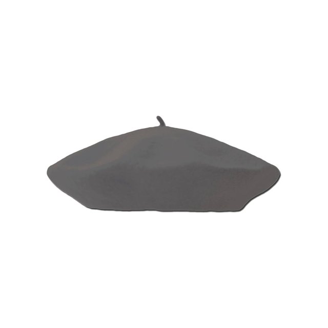 Béret en Laine Classique Taille Unique Adulte - Gris Foncé
